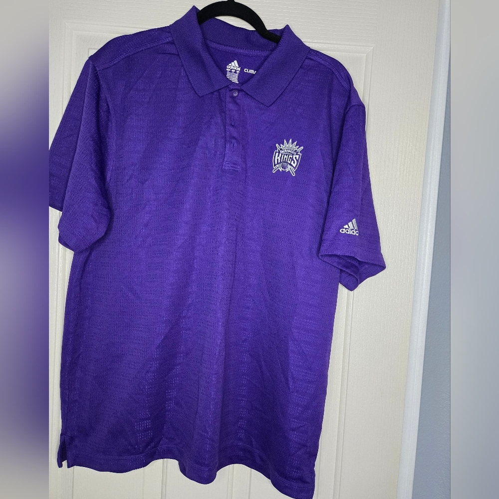 Adidas Sacramento King's Purple Men's Polo Shirt